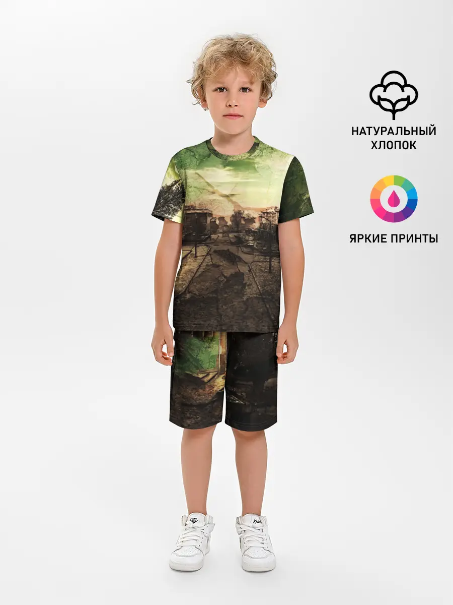 Детская пижама с шортами / STALKER