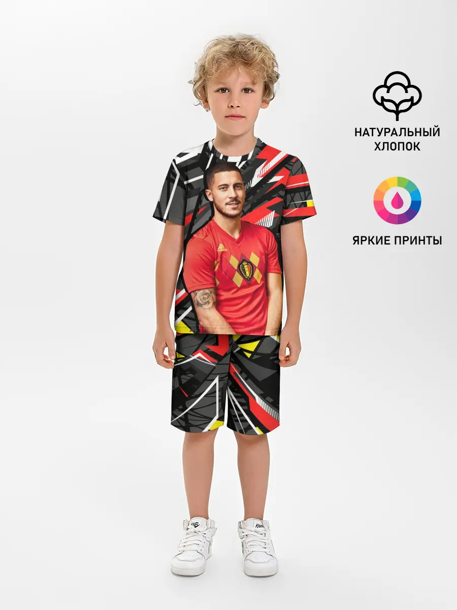 Детская пижама с шортами / Эден Азар