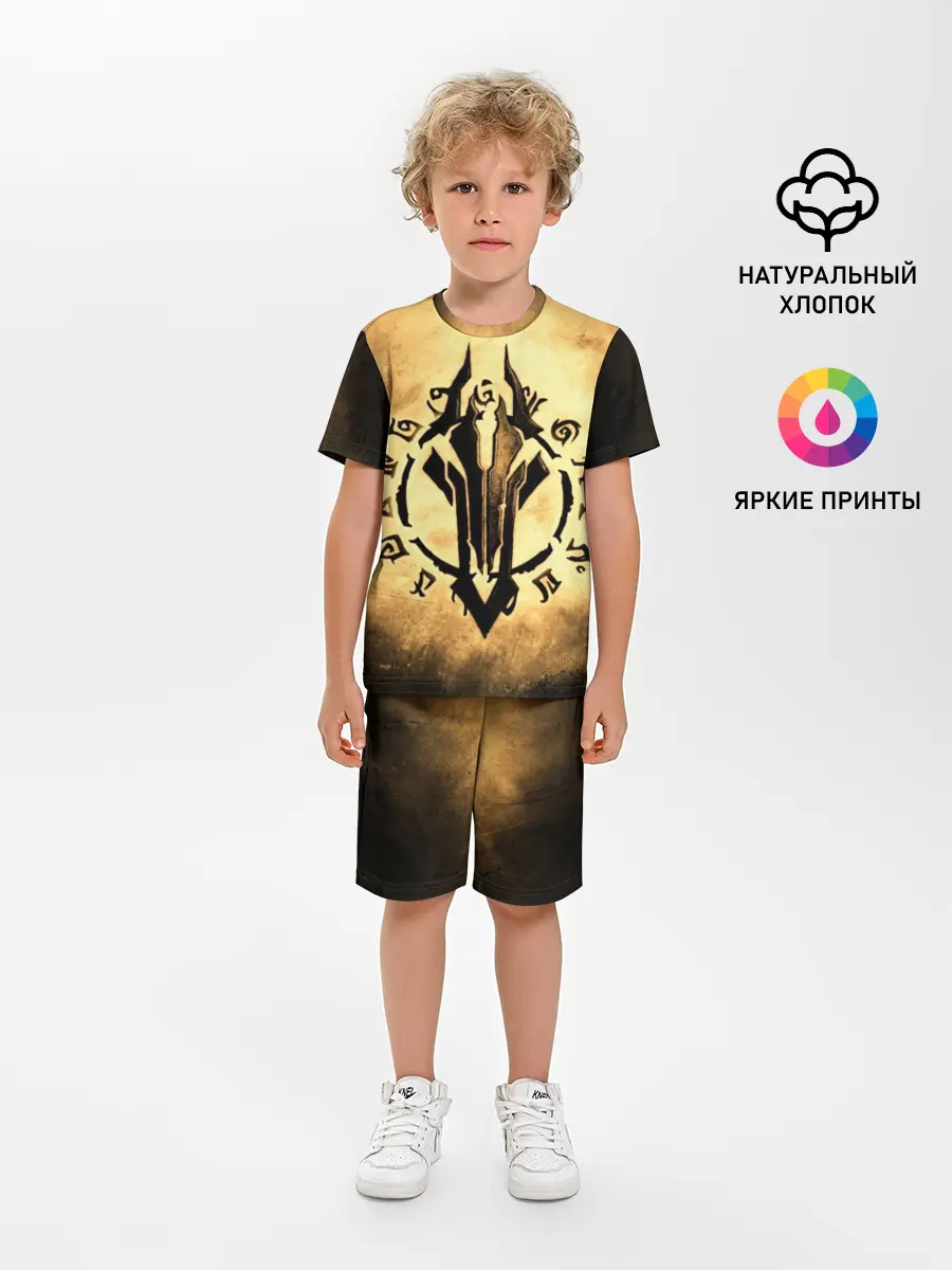 Детская пижама с шортами / Darksiders LOGO