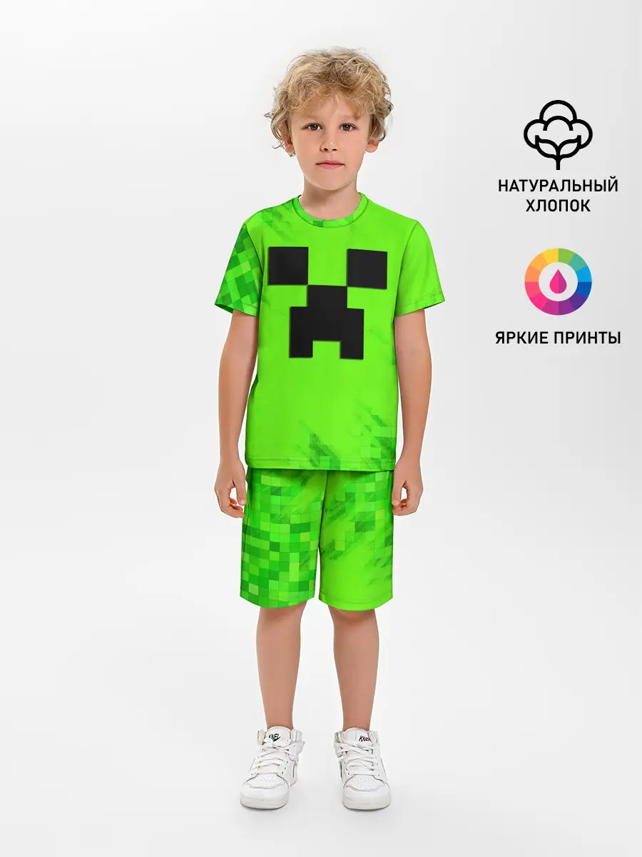 Детская пижама с шортами / MINECRAFT