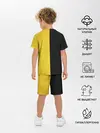 Детская пижама с шортами / Yellow and black smile