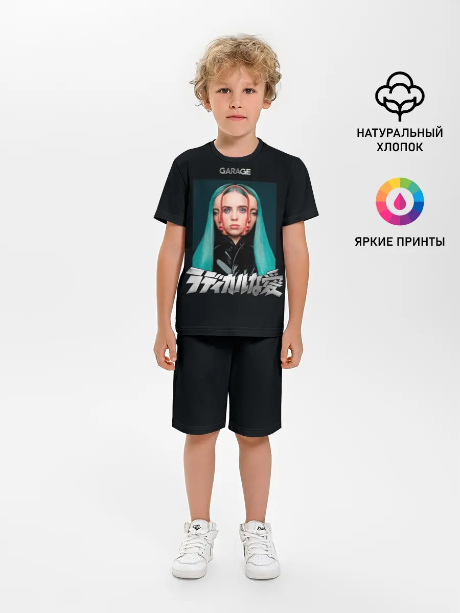 Детская пижама с шортами / Billie Eilish