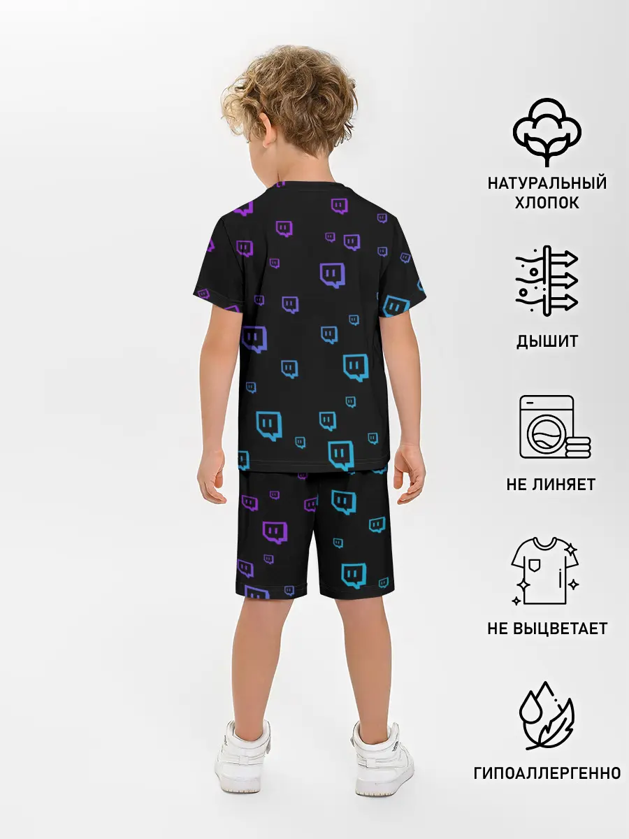 Детская пижама с шортами / Twitch