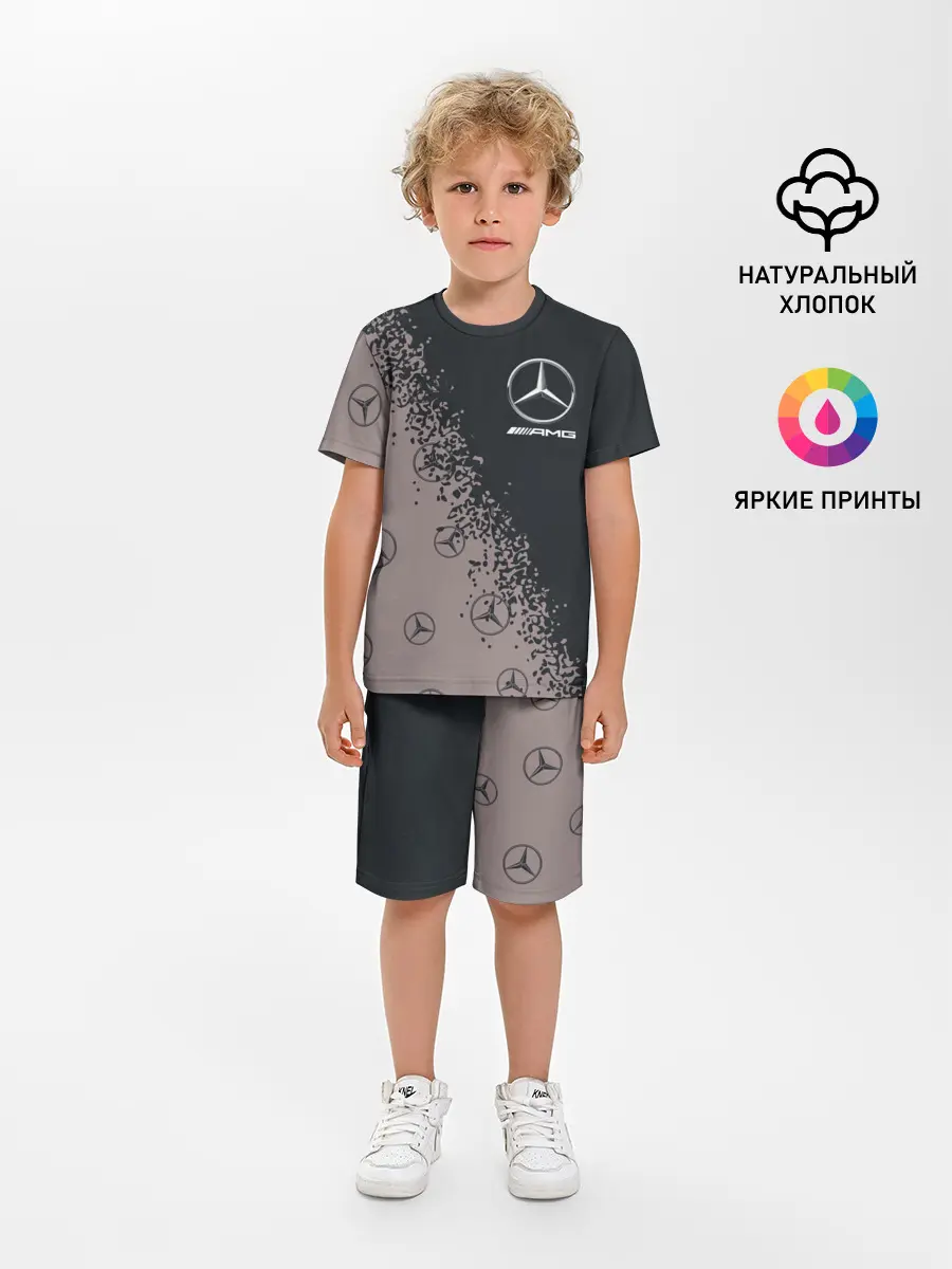 Детская пижама с шортами / MERCEDES / МЕРСЕДЕС