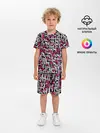 Детская пижама с шортами / Узор из Игры в кальмара
