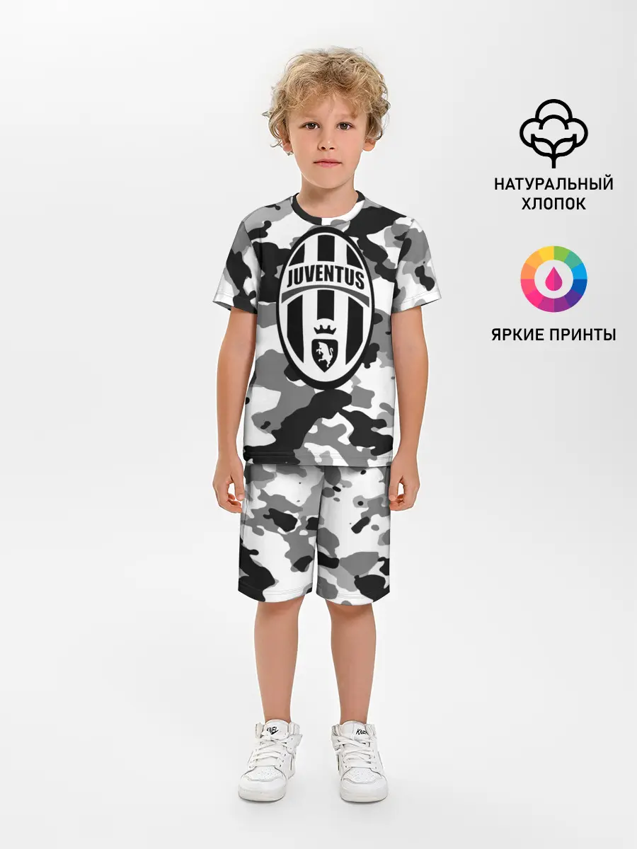 Детская пижама с шортами / FC Juventus Camouflage