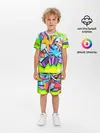 Детская пижама с шортами / Неоновая кислота
