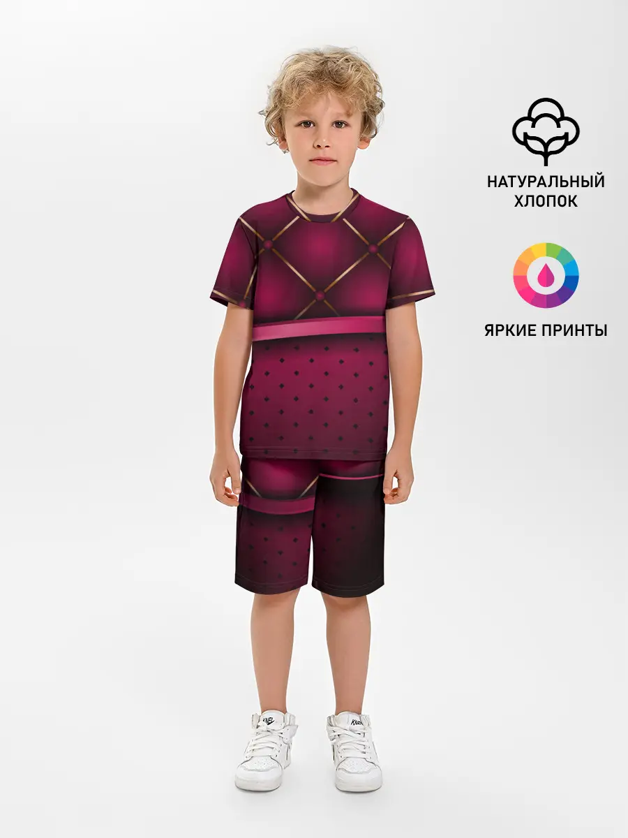 Детская пижама с шортами / Luxury Red