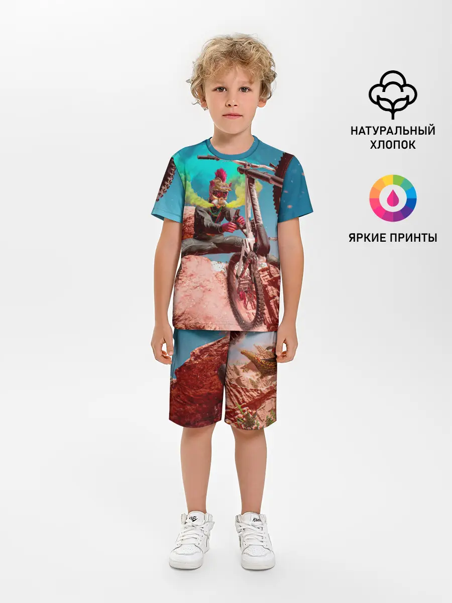 Детская пижама с шортами / Riders Republic
