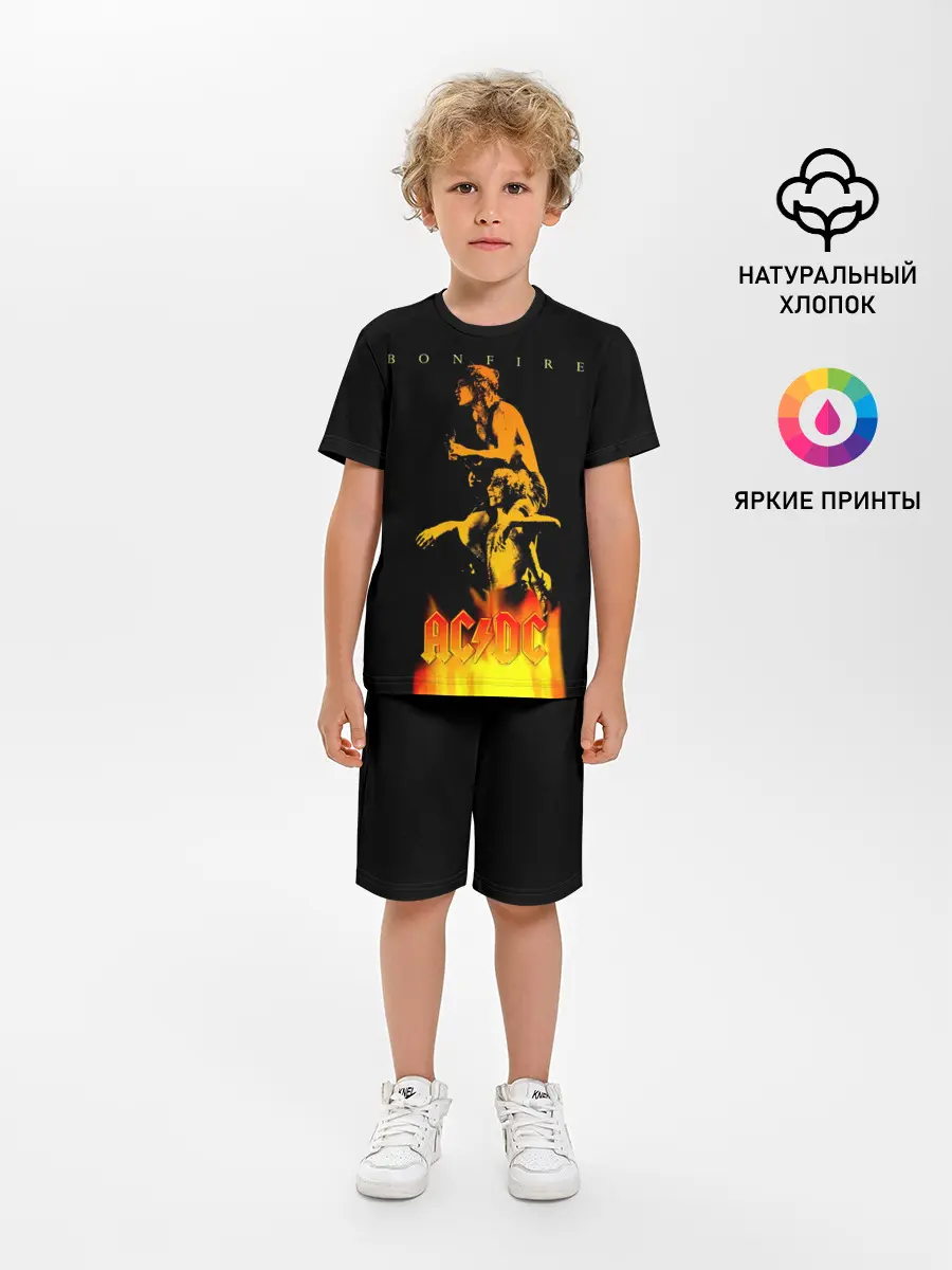 Детская пижама с шортами / Bonfire AC/DC