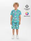 Детская пижама с шортами / Turquoise unicorn