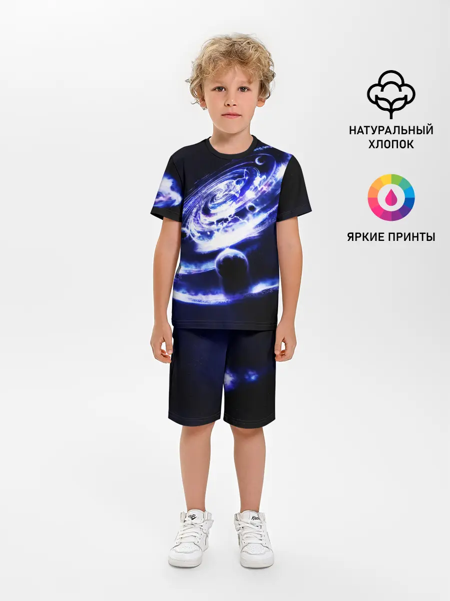 Детская пижама с шортами / GALAXY
