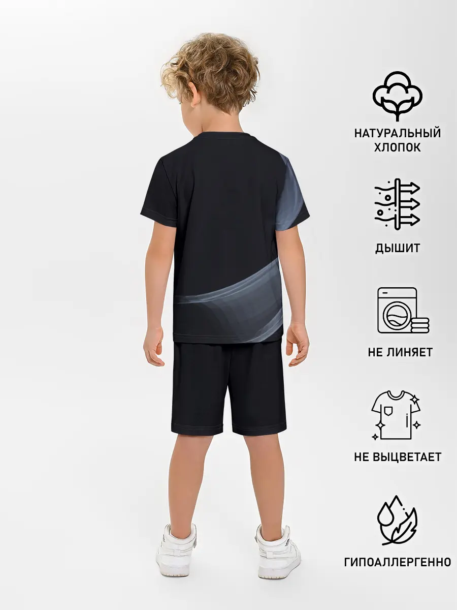 Детская пижама с шортами / Tesla Model 3