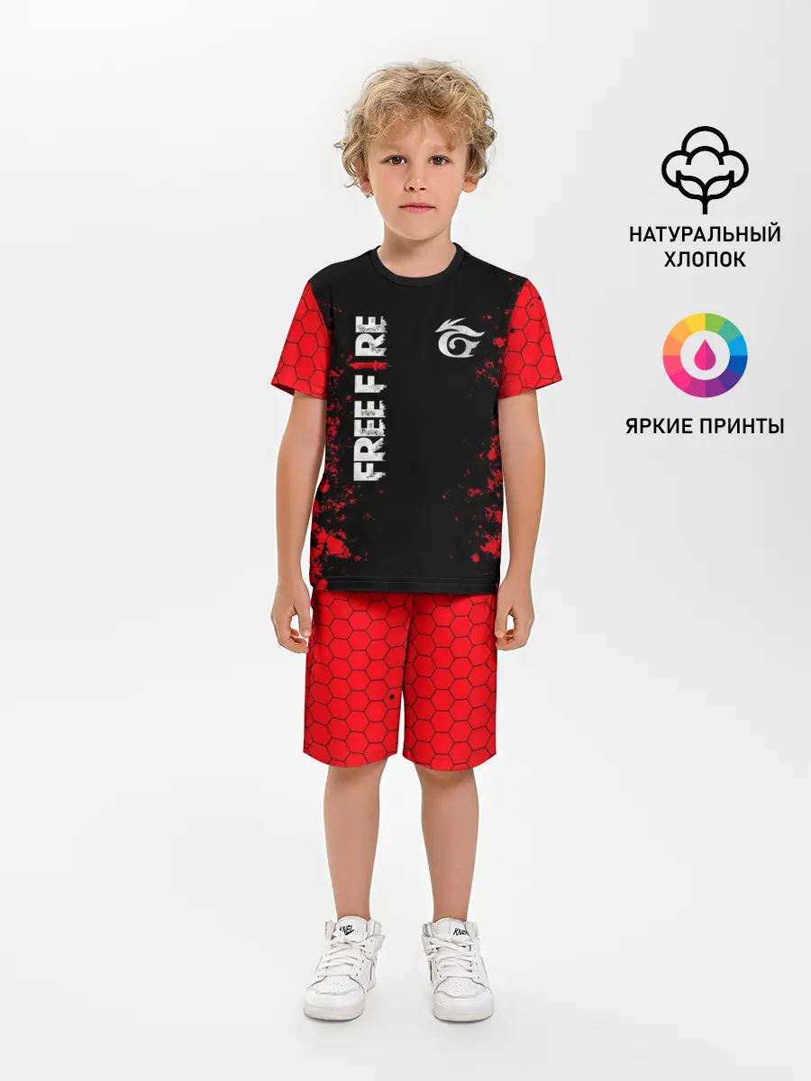 Детская пижама с шортами / GARENA FREE FIRE