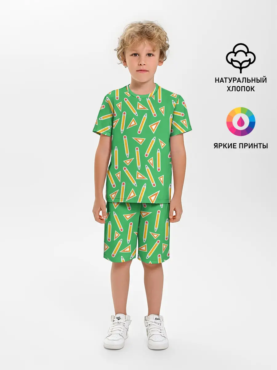 Детская пижама с шортами / Карандаш и линейка