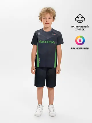Детская пижама с шортами / Skoda VRS | Шкода ВРС