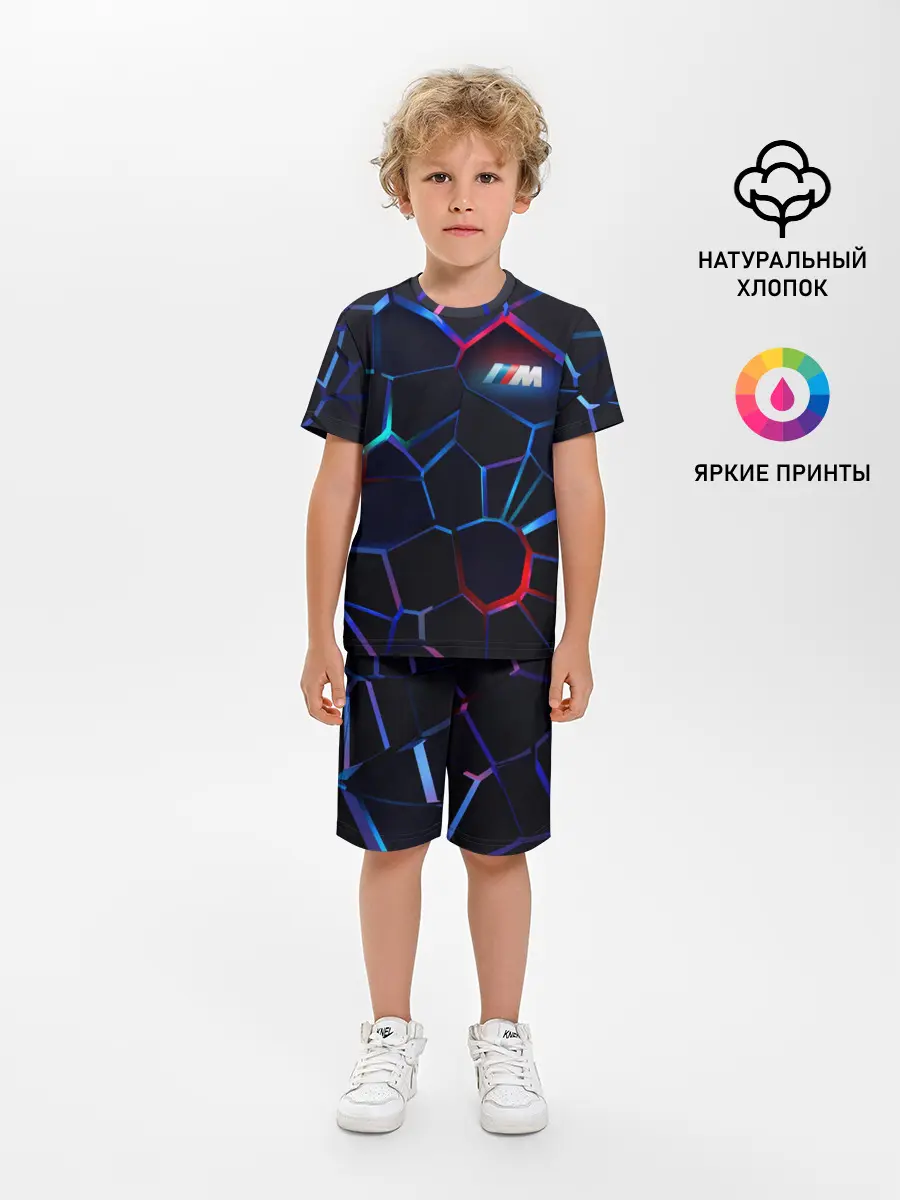 Детская пижама с шортами / BMW SPORT | 3D плиты