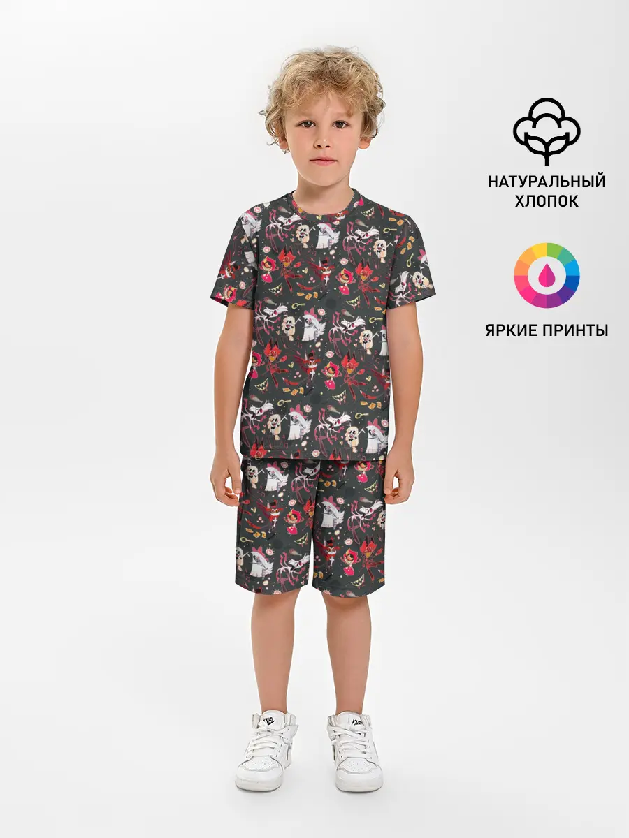 Детская пижама с шортами / Hazbin Hotel