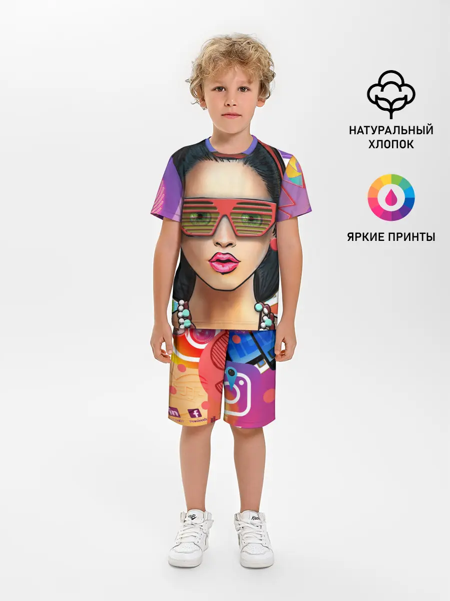 Детская пижама с шортами / СтильНая Девушка