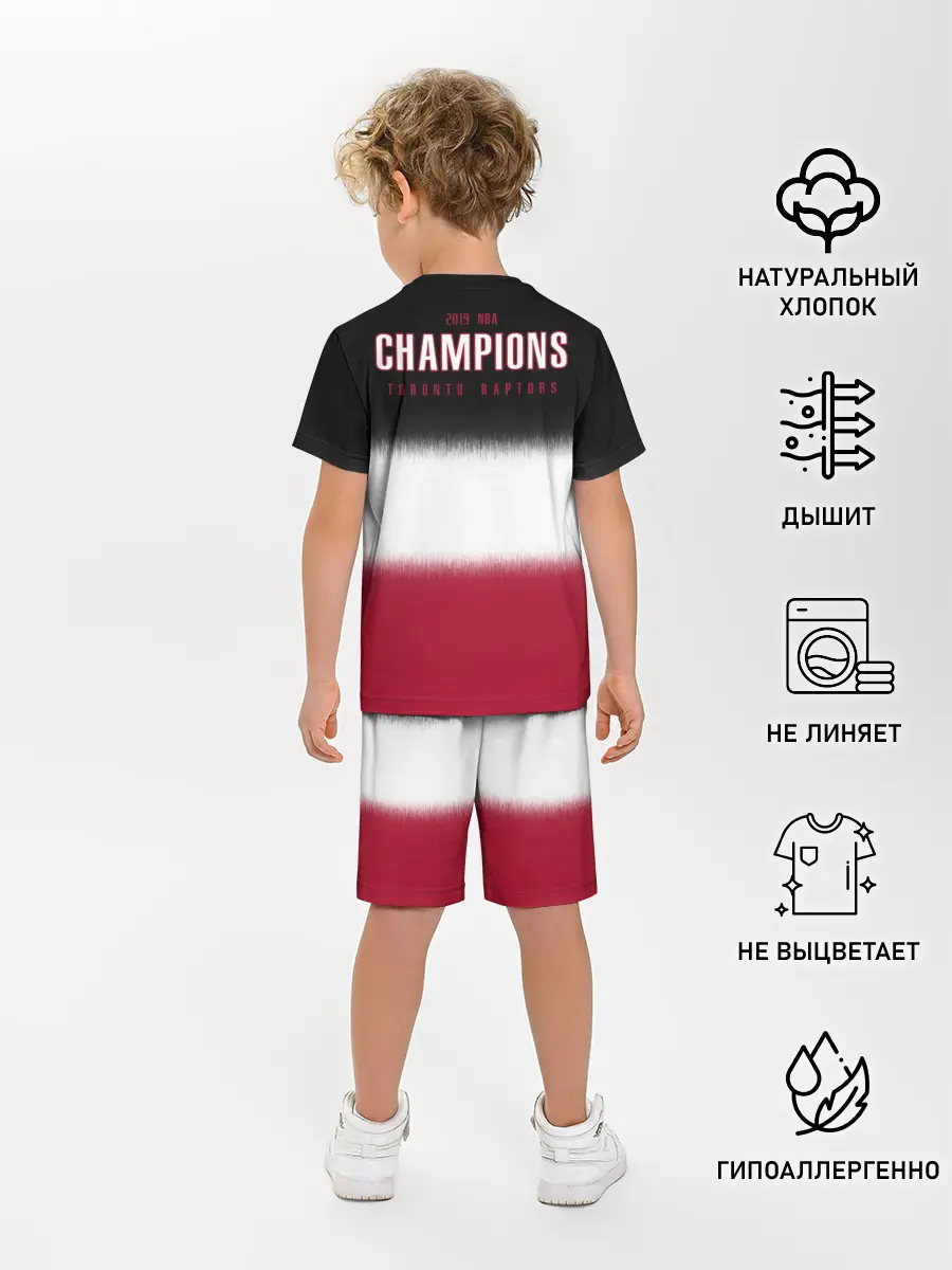 Детская пижама с шортами / 2019 Champions Raptors