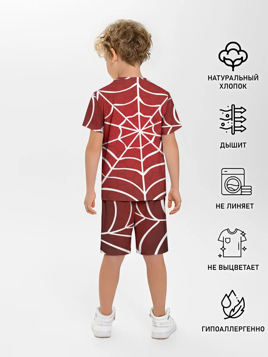 Детская пижама с шортами / Паутина