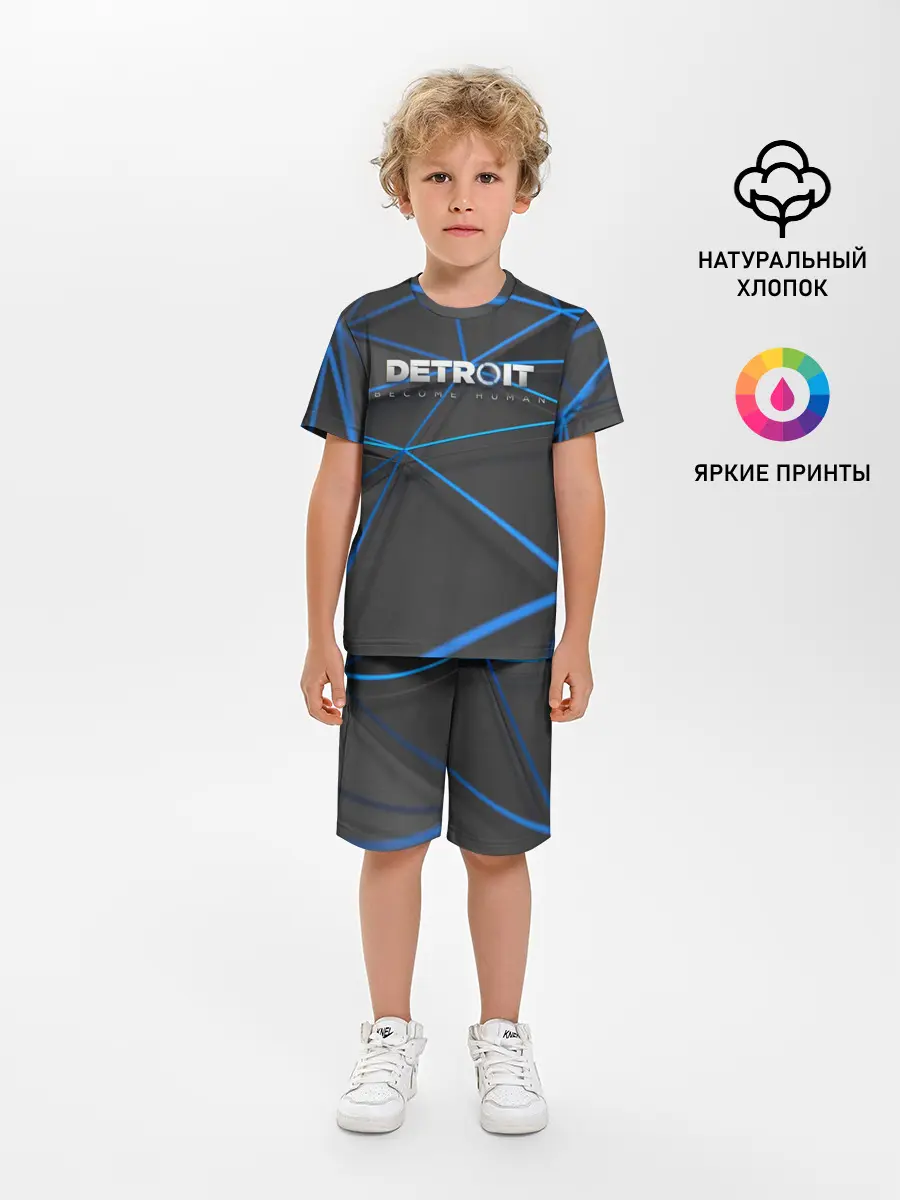 Детская пижама с шортами / Detroit:become human