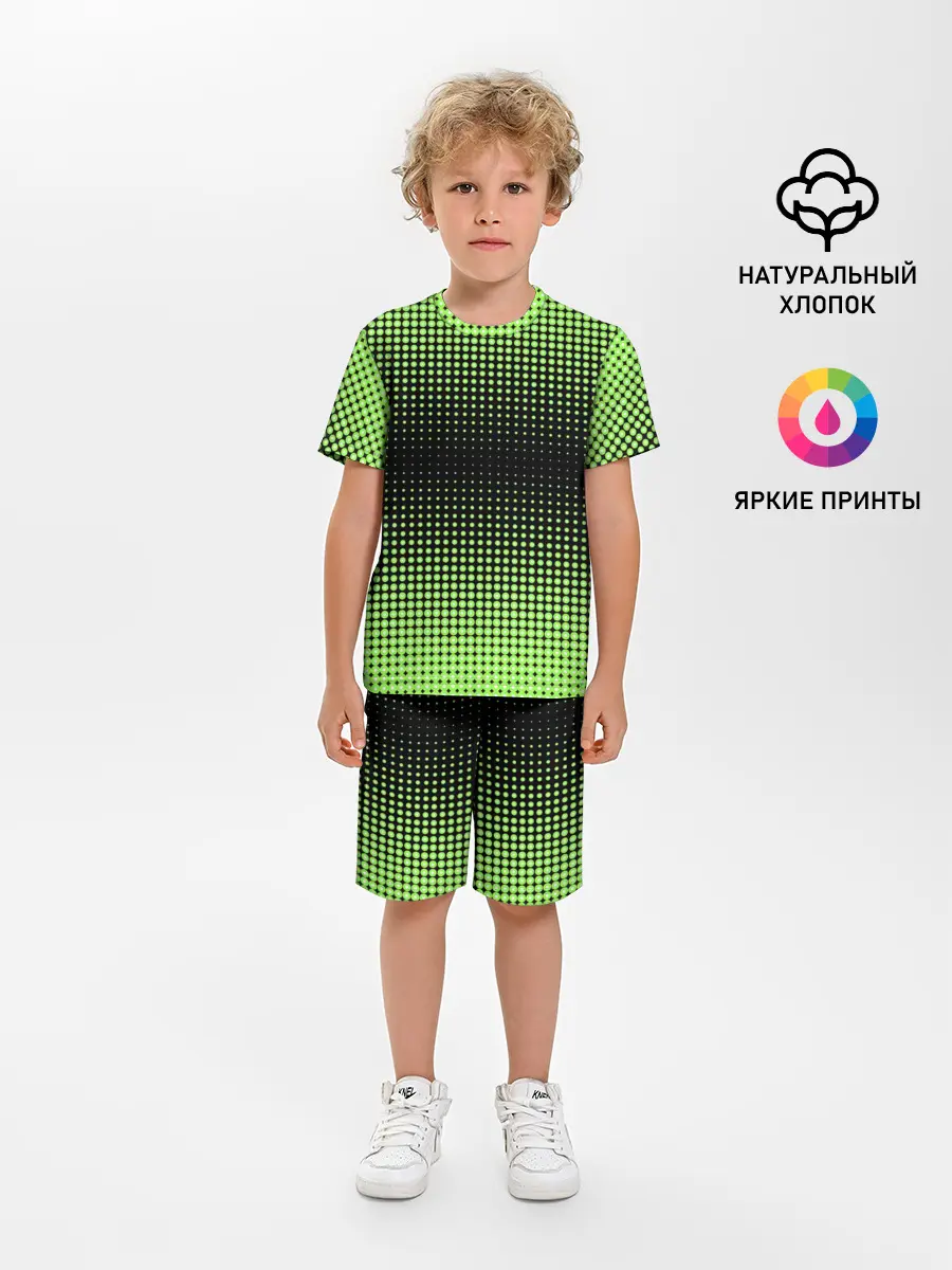Детская пижама с шортами / Симметрия