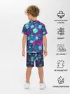 Детская пижама с шортами / Кубы