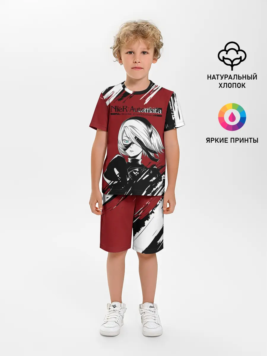 Детская пижама с шортами / ЙоРХа | Nier Automata