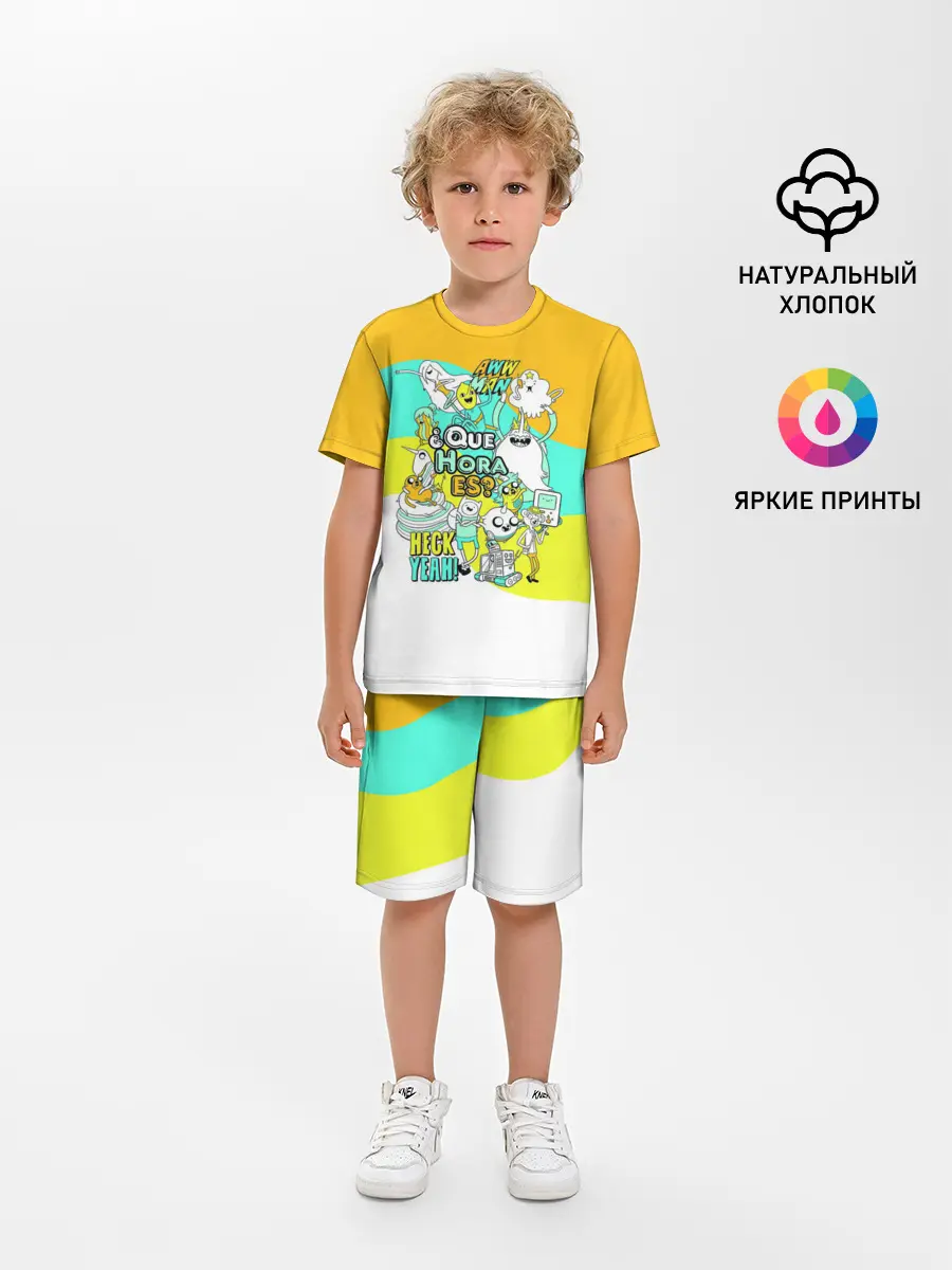 Детская пижама с шортами / Adventure Time