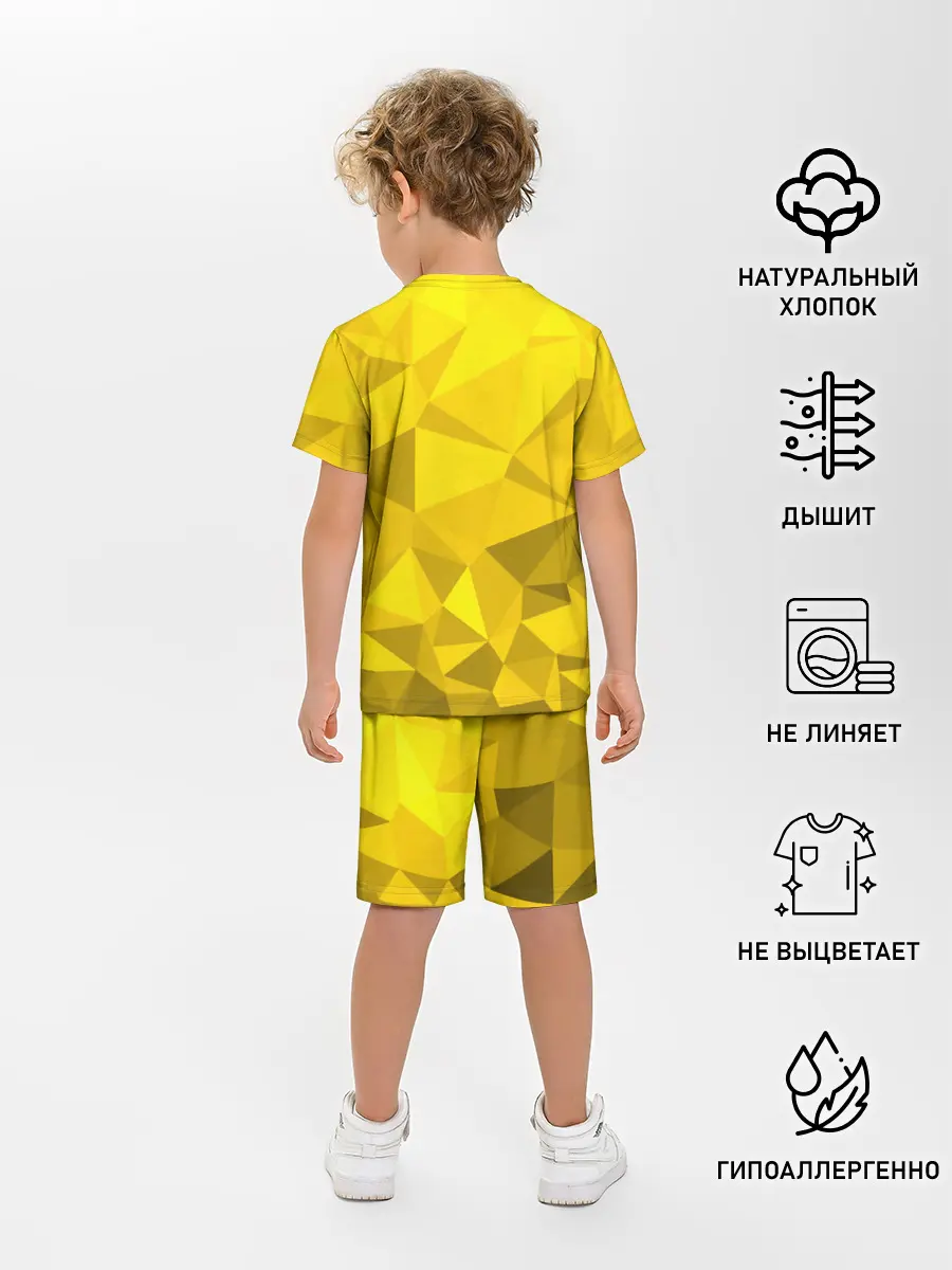 Детская пижама с шортами / YELLOW ABSTRACT