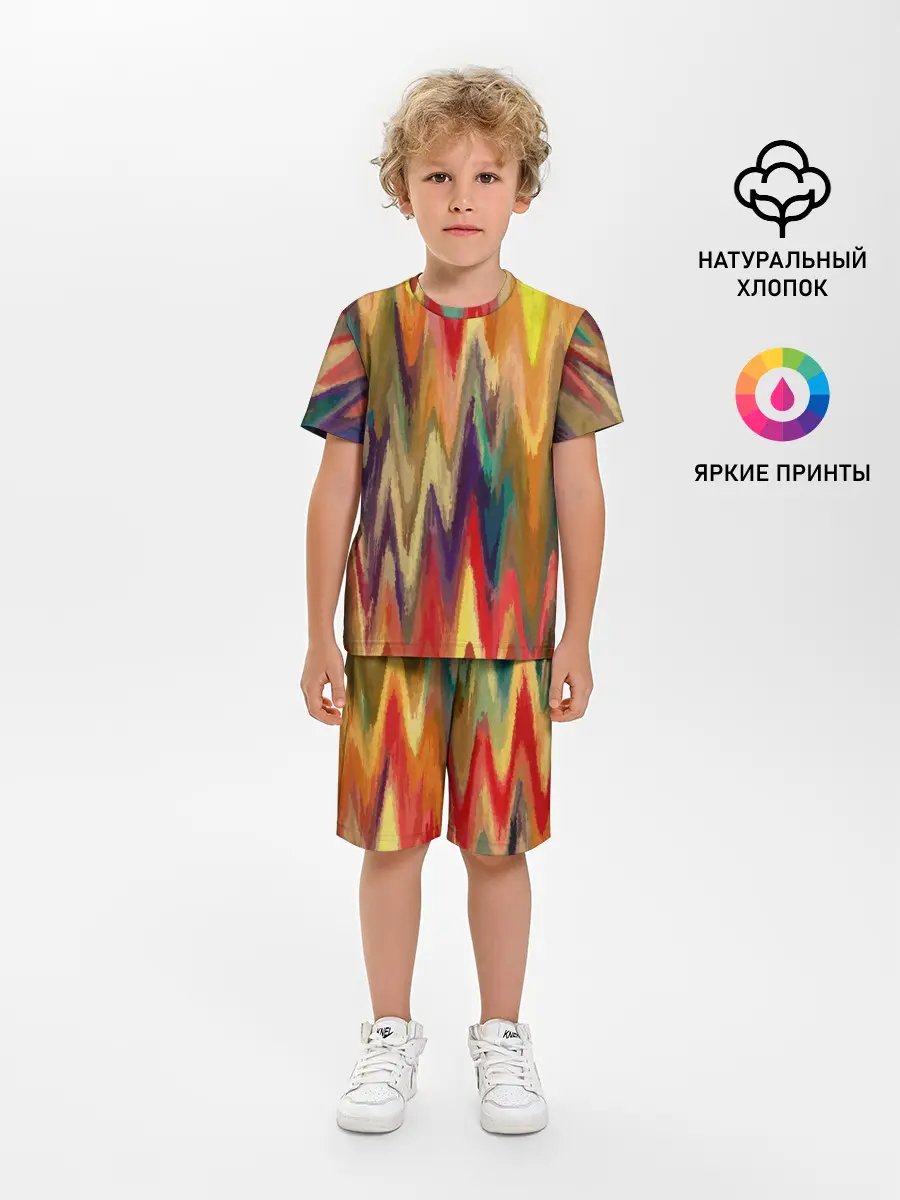 Детская пижама с шортами / Секрет иката