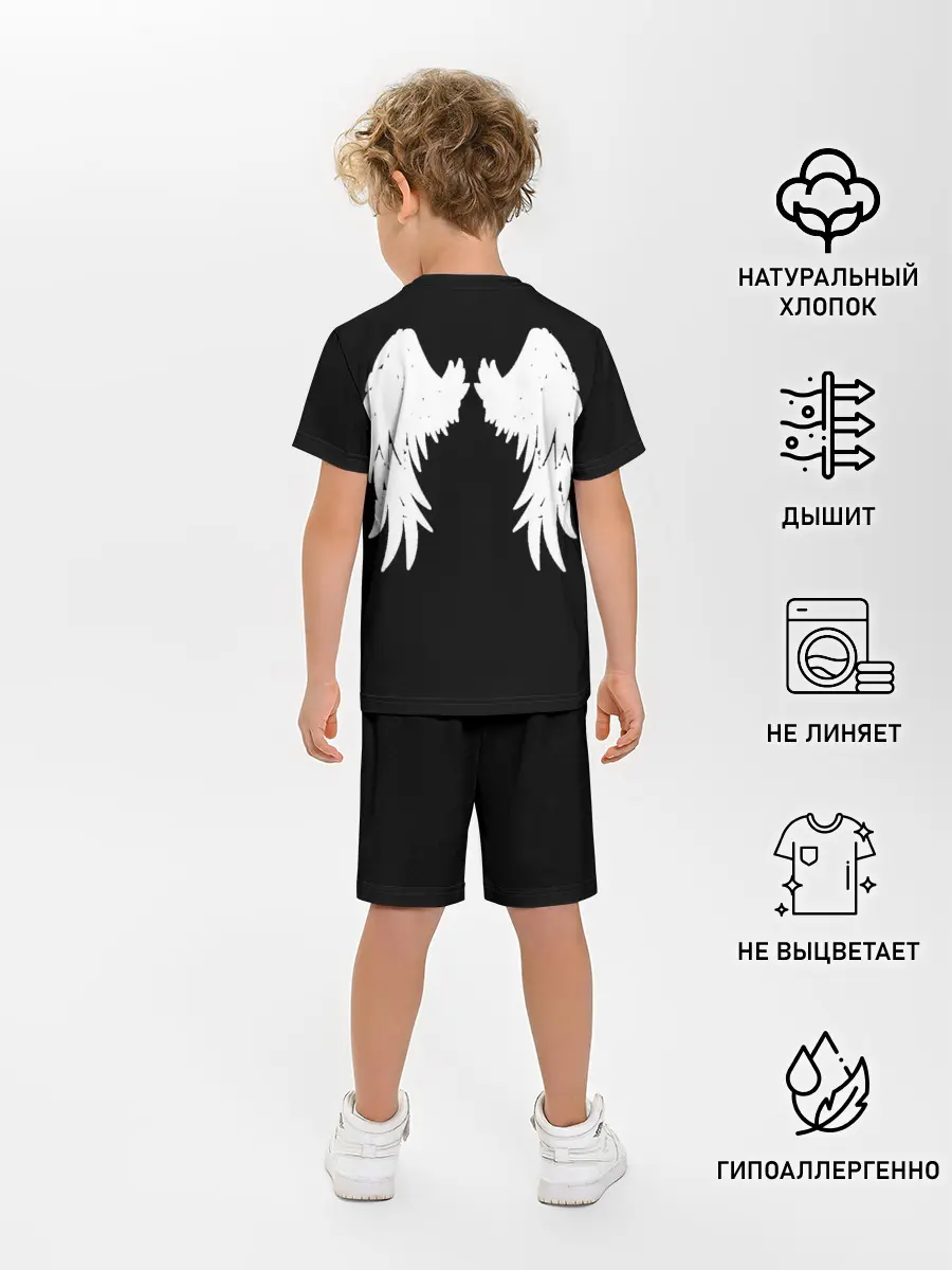 Детская пижама с шортами / GOOD OMENS | БЛАГИЕ ЗНАМЕНИЯ