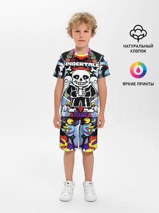 Детская пижама с шортами / UNDERTALE