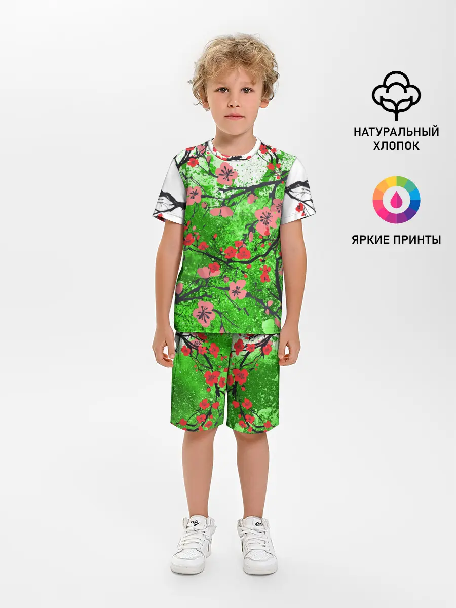 Детская пижама с шортами / Сакура | Sakura