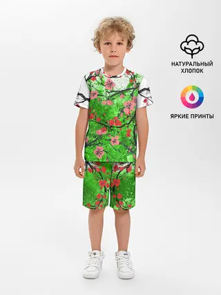 Детская пижама с шортами / Сакура | Sakura