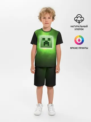Детская пижама с шортами / MINECRAFT | МАЙНКРАФТ