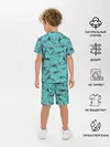Детская пижама с шортами / Лохнесский камуфляж