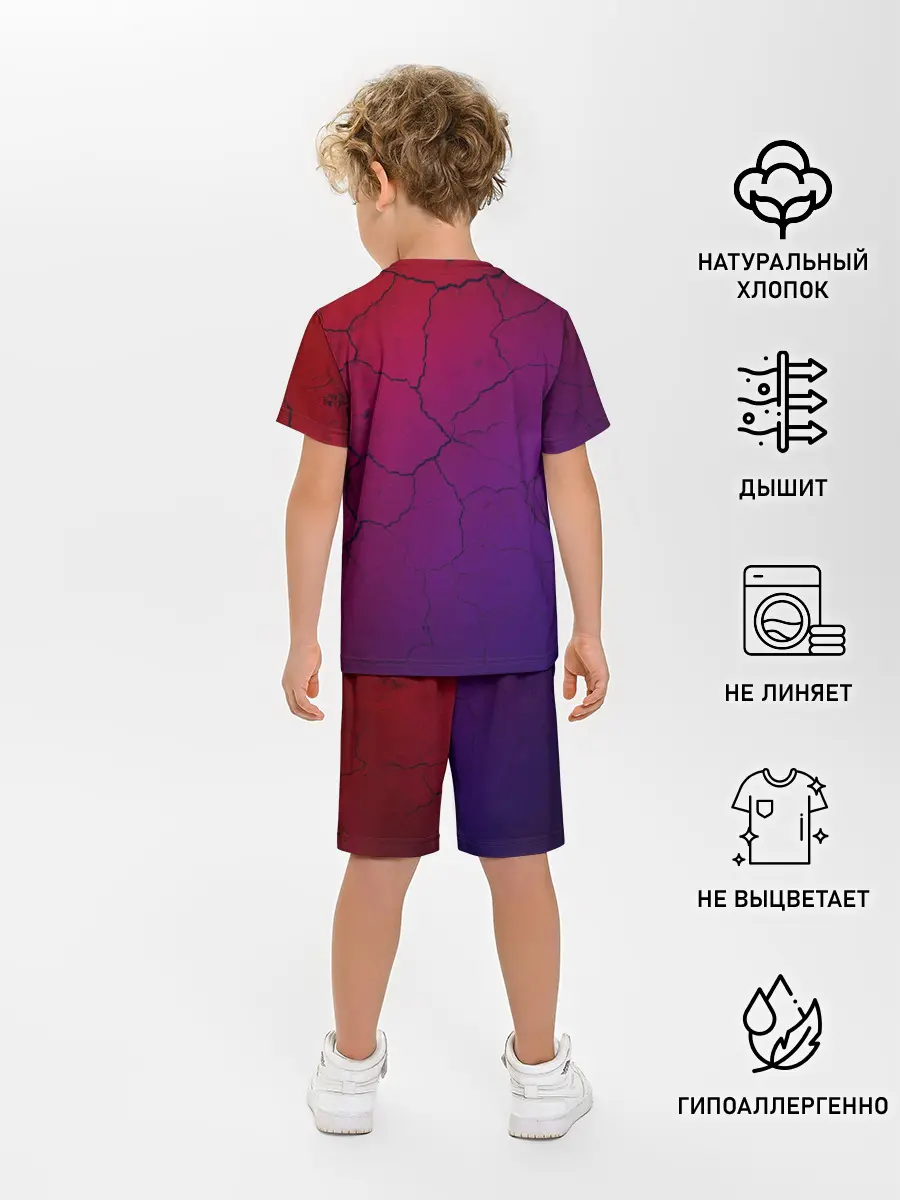 Детская пижама с шортами / Трещины