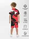 Детская пижама с шортами / БЕРСЕРК red