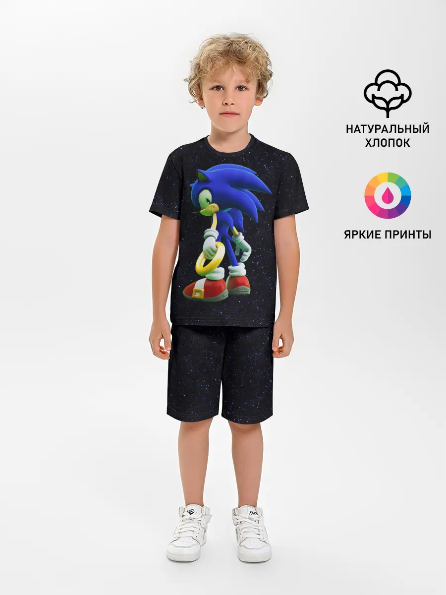 Детская пижама с шортами / Sonic