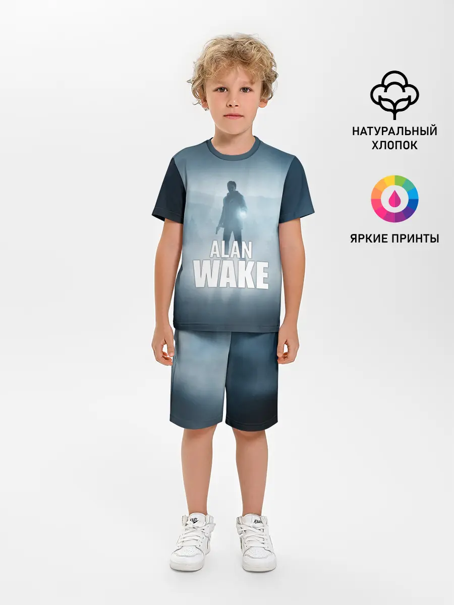 Детская пижама с шортами / Alan Wake Video Game Art