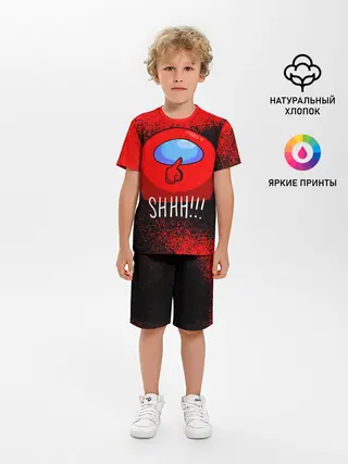 Детская пижама с шортами / AMONG US