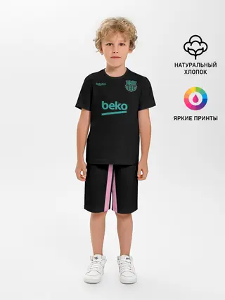 Детская пижама с шортами / FC Barcelona | Training shirt