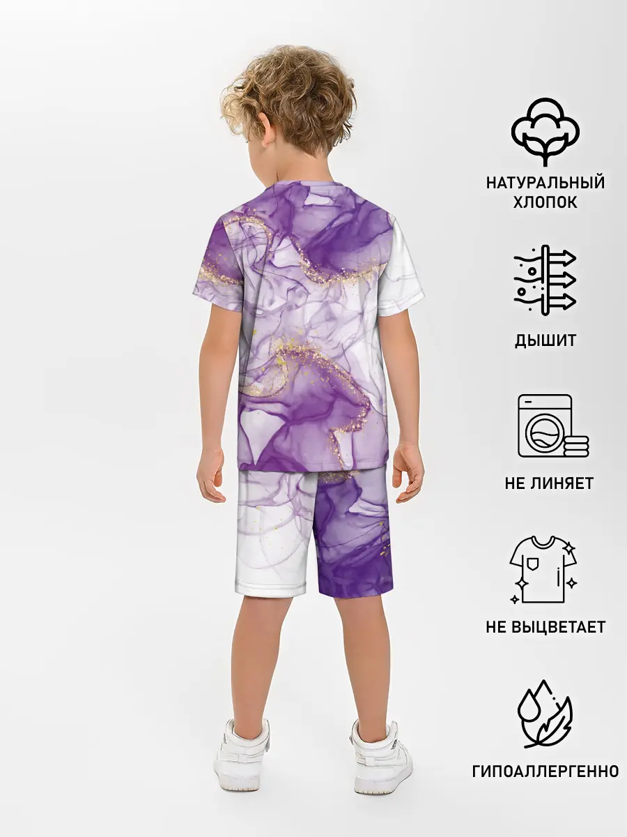 Детская пижама с шортами / Краски