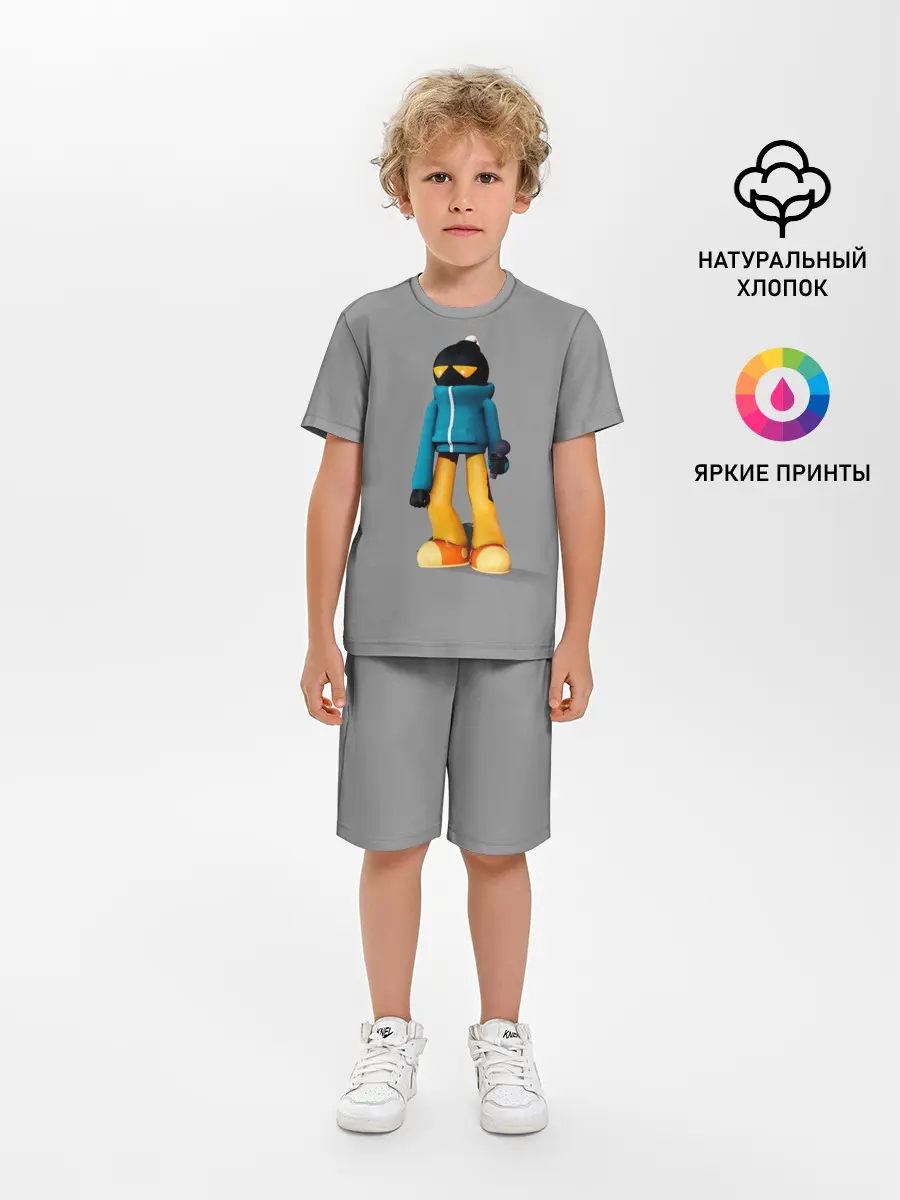 Детская пижама с шортами / Friday Night Funkin Whitty