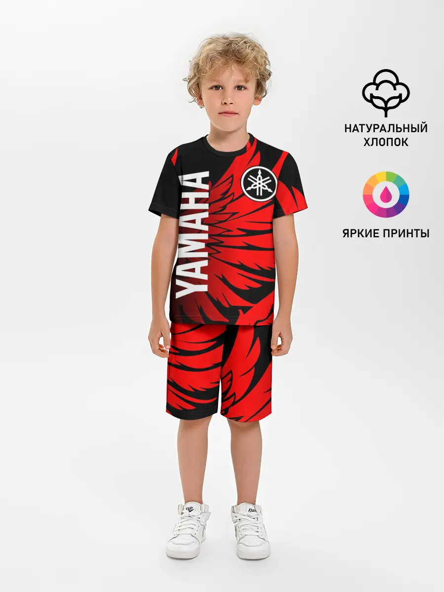 Детская пижама с шортами / YAMAHA / ЯМАХА / МОТОСПОРТ