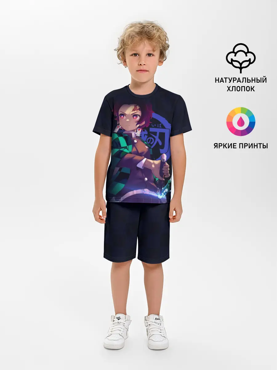 Детская пижама с шортами / Танджиро Камадо