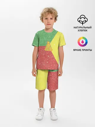 Детская пижама с шортами / Колба на фоне АПВ 3.1.8