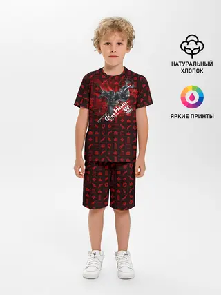 Детская пижама с шортами / Batman: Arkham Knight